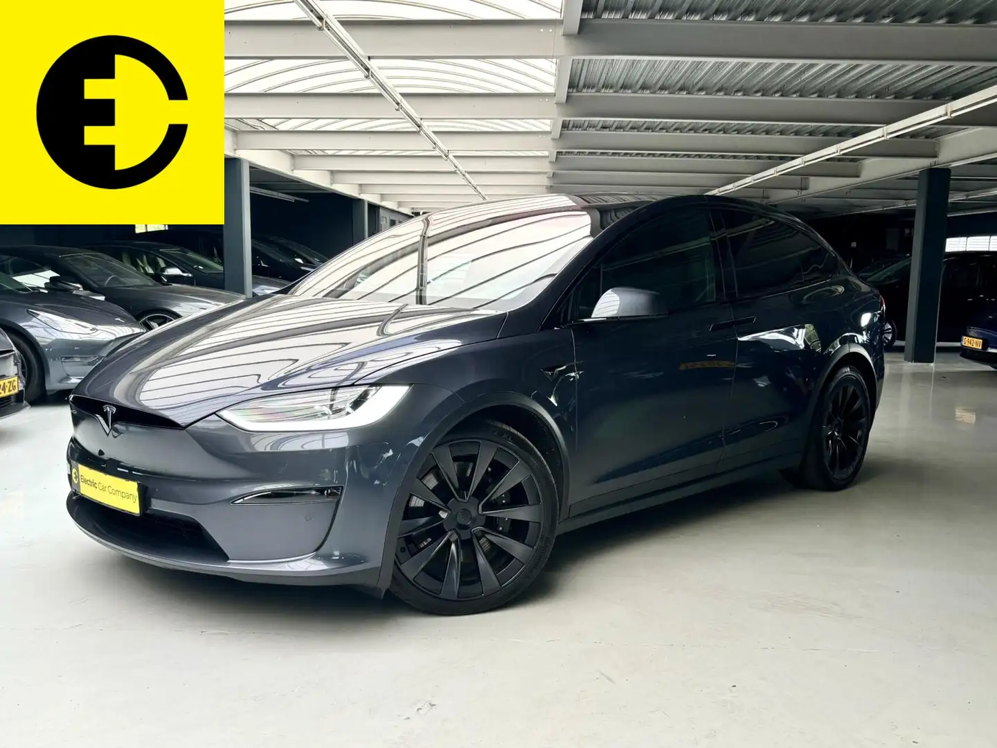 Tesla Model X Plaid AWD 6p. 100kWh | Autopilot | Stoelverkoeling Grau - 1