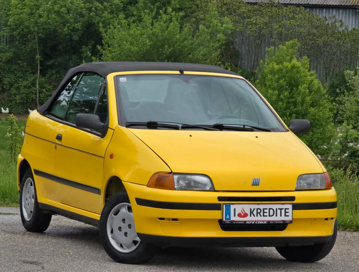 Fiat Punto Cabrio 60 S Top*Kredit*54.000 KM*Wenig KM*Gepflegt Yellow - 2