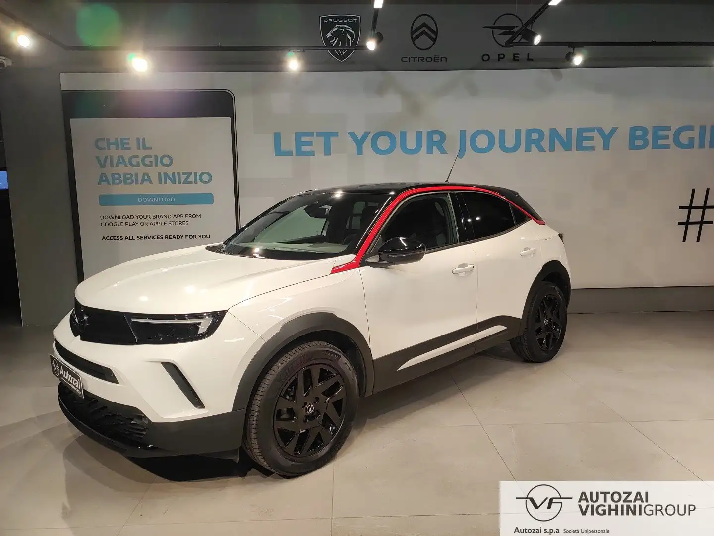 Opel Mokka Mokka 1.2 Turbo 130 CV aut. GS Line Bianco - 1