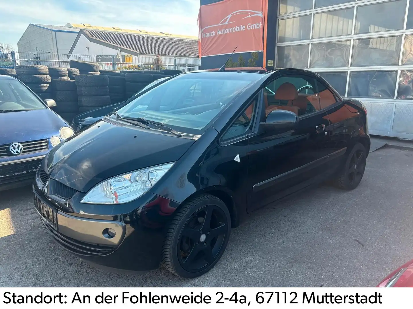 Mitsubishi Colt CZC Cabrio Invite/SH/Klima/Radio/ALU/Allw. Schwarz - 1