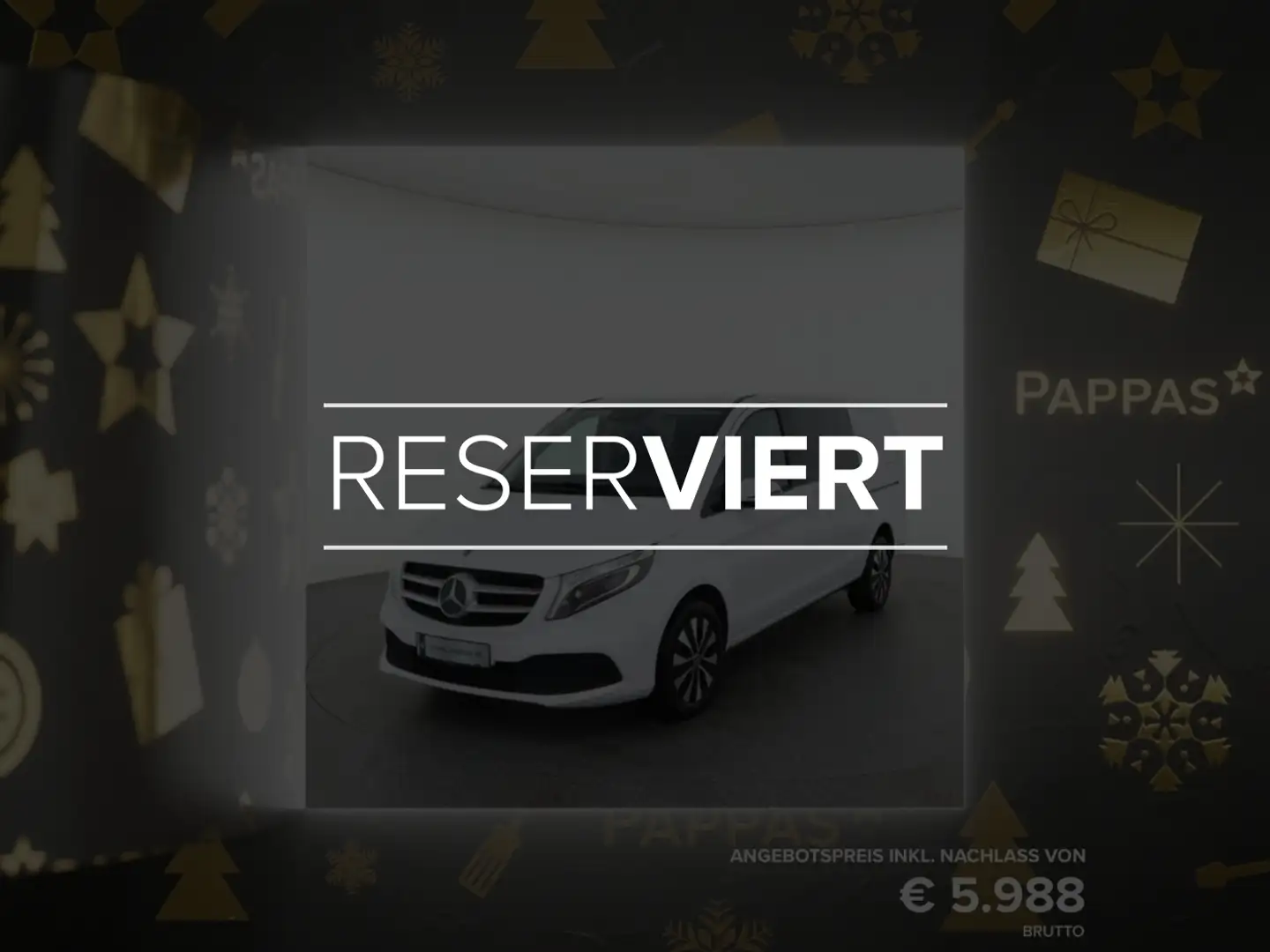 Mercedes-Benz V 250 d Business Van 3200 Navi Cam LED Weiß - 1