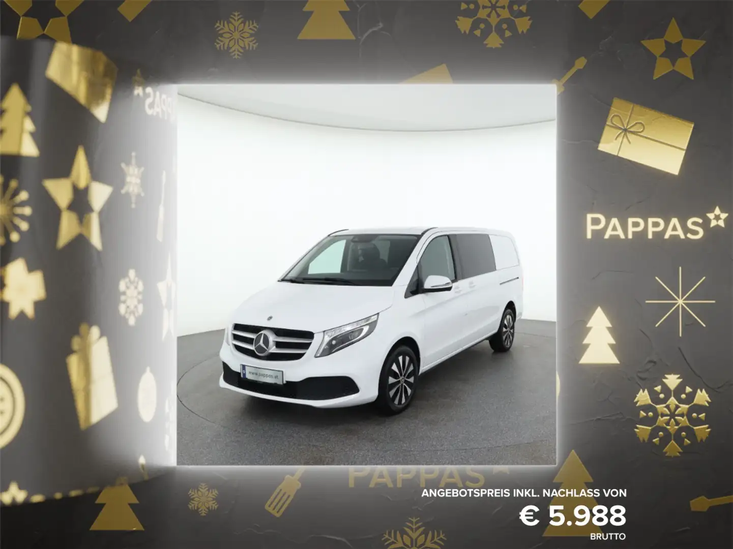 Mercedes-Benz V 250 d Business Van 3200 Navi Cam LED Weiß - 2