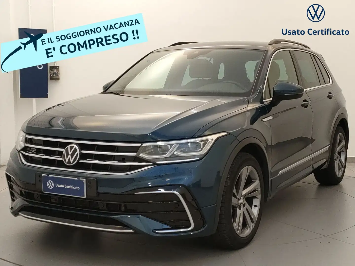 Volkswagen Tiguan Tiguan 2.0 TDI 150 CV SCR DSG R-Line Blu/Azzurro - 1