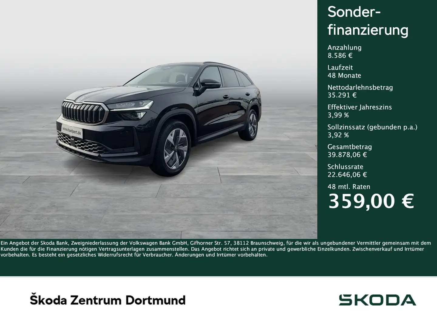 Skoda Kodiaq 2.0 SELECTION 4X4 Navigation AHK Matrix Noir - 1