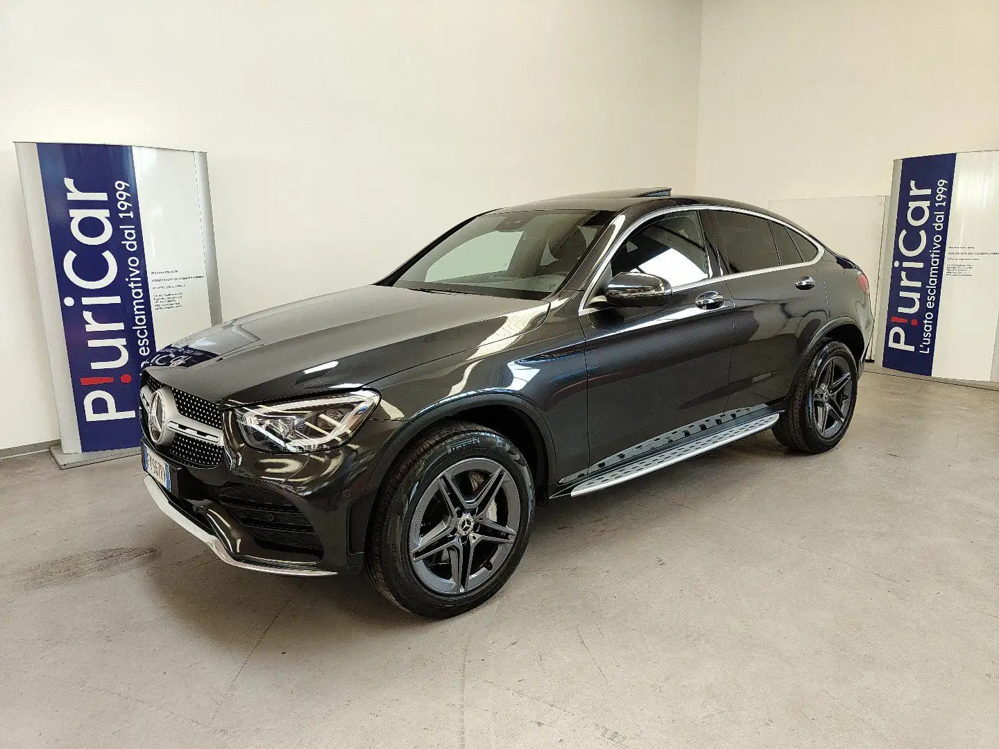 Mercedes-Benz GLC 300 d 4Matic Coupè Premium AMG auto Tetto Pelle 19" Černá - 1