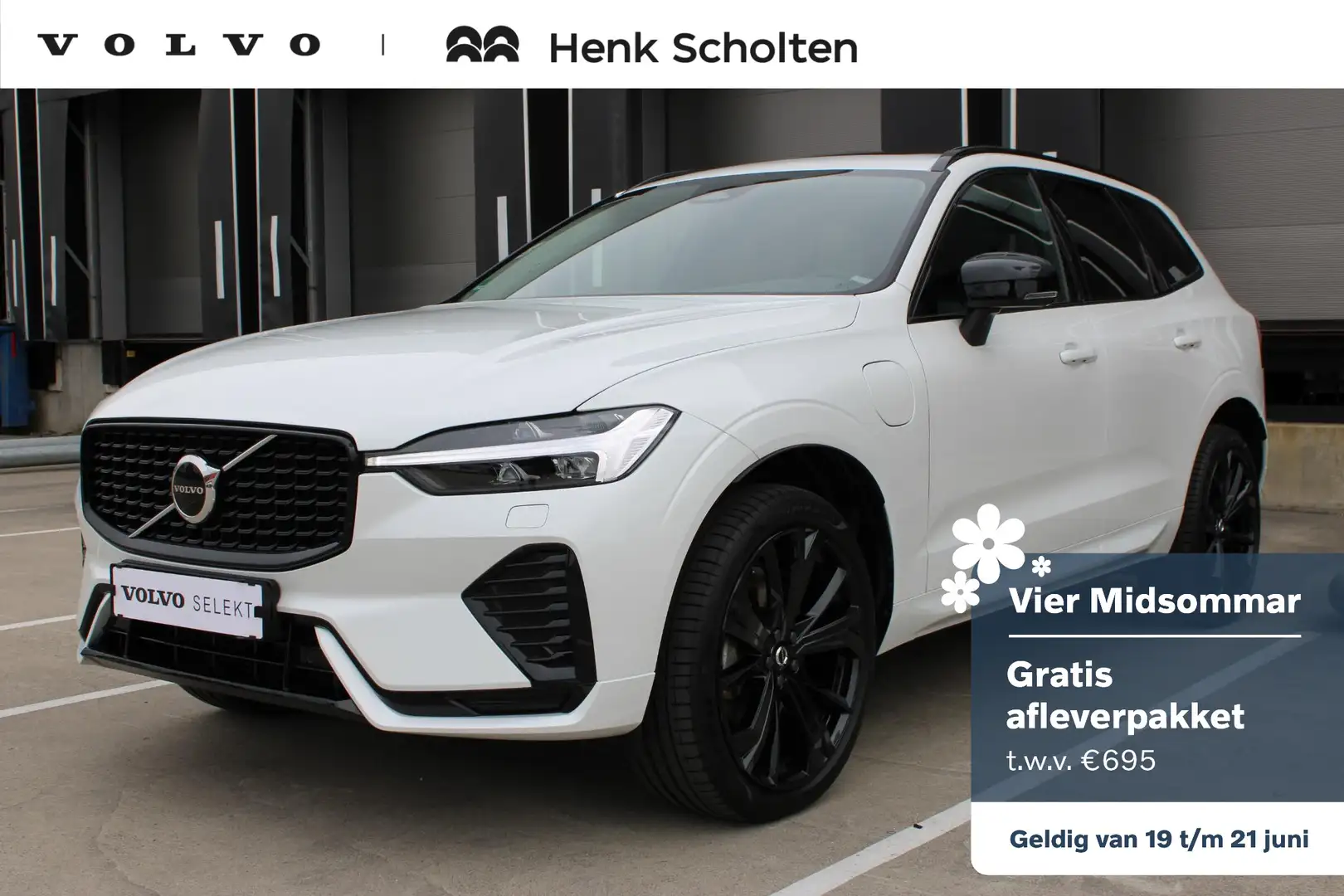 Volvo XC60 T6 350PK Plug-in hybrid AWD Plus Dark | Adaptieve Weiß - 1