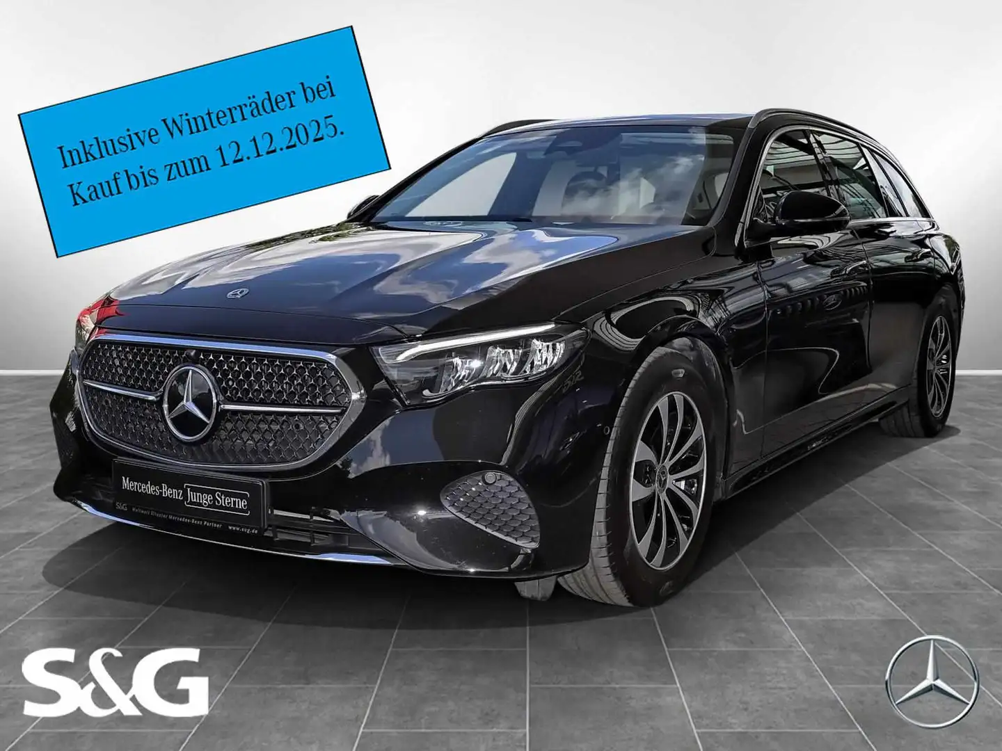 Mercedes-Benz E 220 d T Avantgarde DISTRONIC+LED+KAMERA+17" Zwart - 1