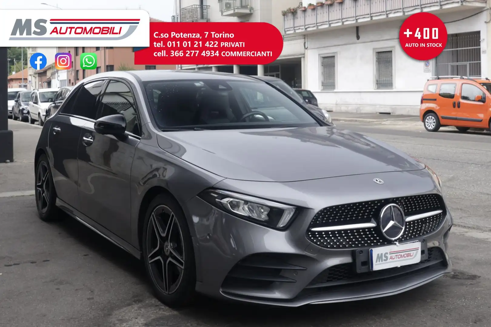 Mercedes-Benz A 200 Mercedes-Benz Classe A 200 Automatic Executive 12 Grijs - 1