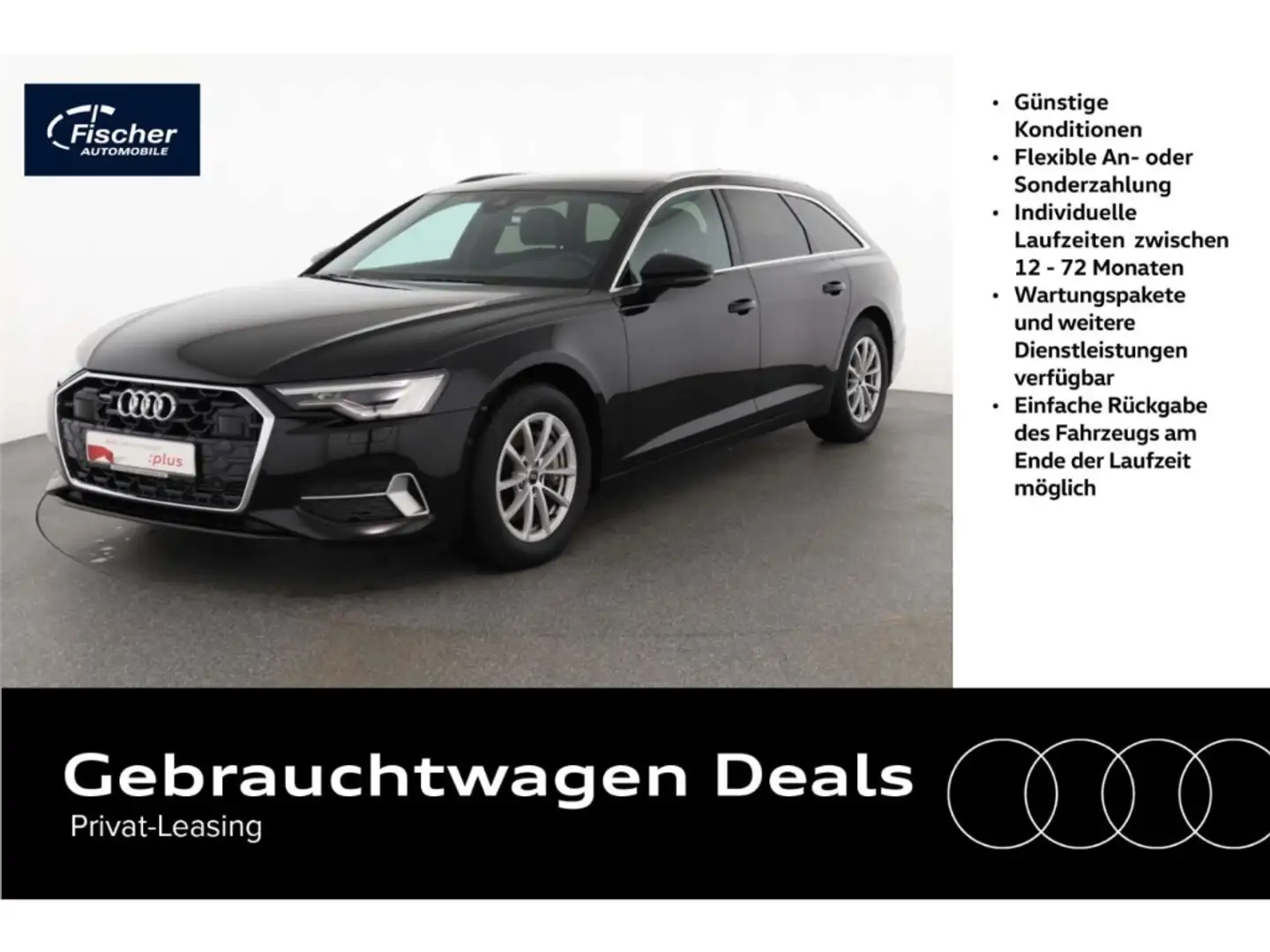 Audi A6 Avant 45 TFSI quattro Advanced Schwarz - 1