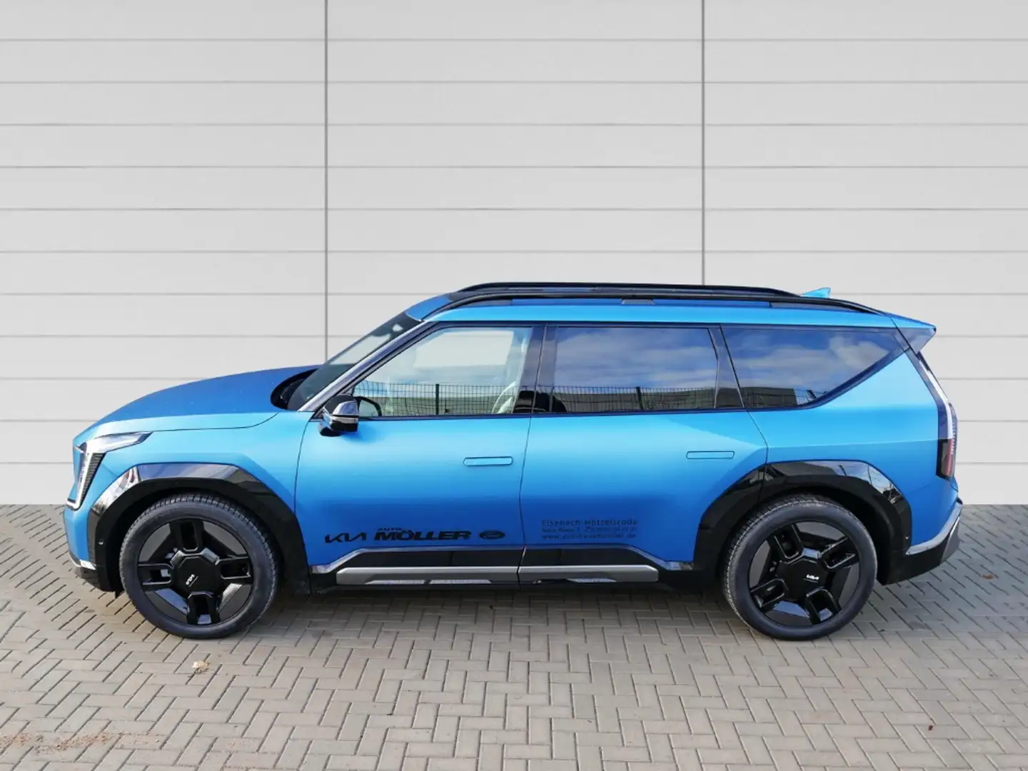 Kia EV9 GT-Line AWD *AHZV* Launch Edition 7S Glasdach ACC Blauw - 2