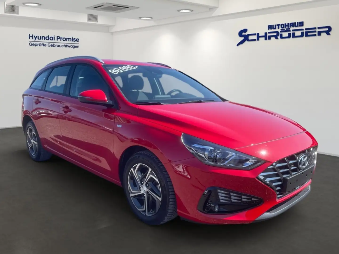 Hyundai i30 1.0T Select Mild-Hybrid (48V) Allwetterreifen Sitz Rot - 2