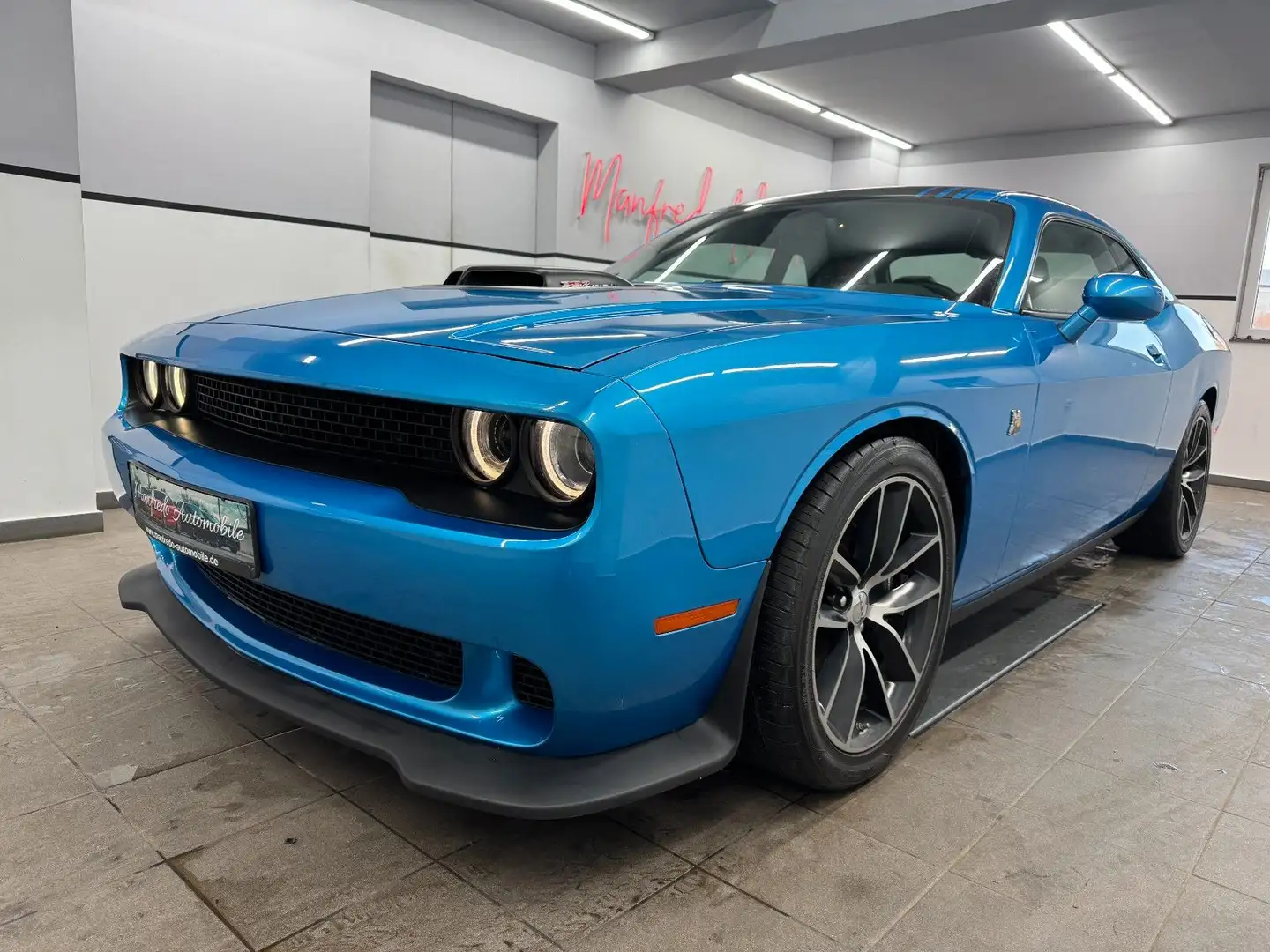Dodge Challenger 6.4 V8 SRT SHAKER/Surfblue/Alpine/SBL Bleu - 1