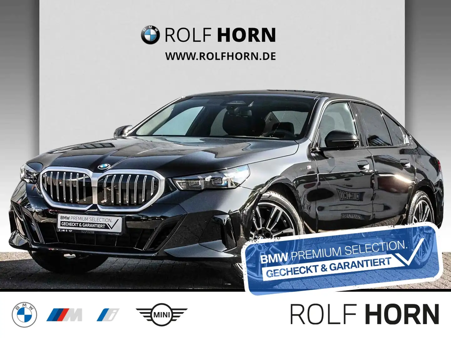 BMW 520 d M Sportpaket 19" Navi LED HeadUp RfKam 360 Negro - 1