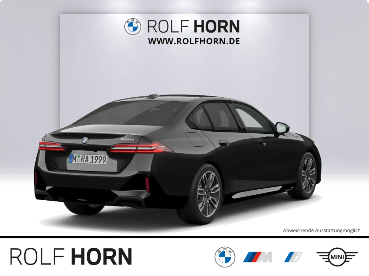 BMW 520 d M Sportpaket 19" Navi LED HeadUp RfKam 360 Nero - 2