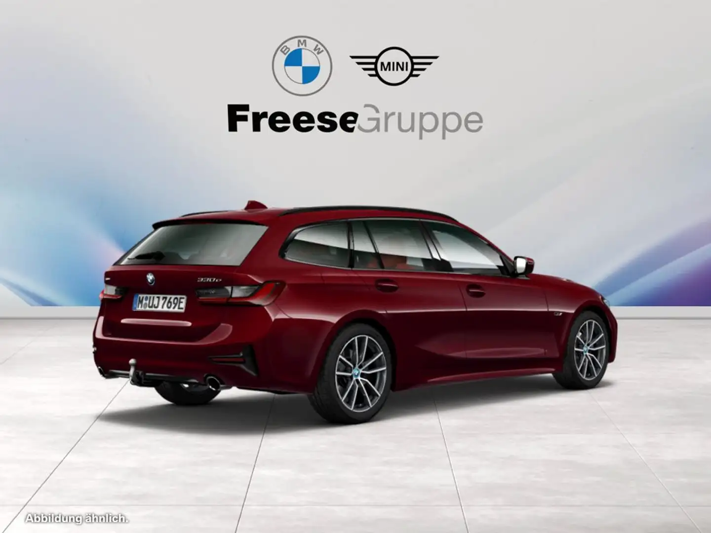 BMW 330 e xDrive Tou Sport Line Head-Up HiFi DAB Shz Rouge - 2