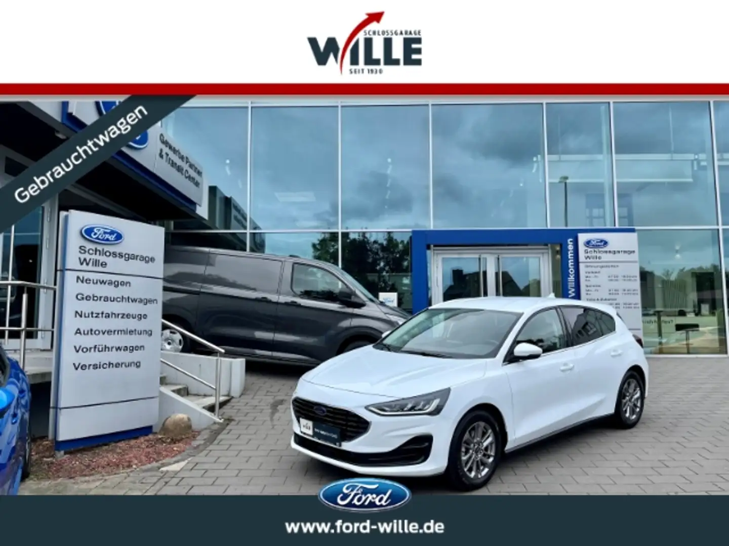 Ford Focus Titanium LED Winter-Paket Navigation Weiß - 1