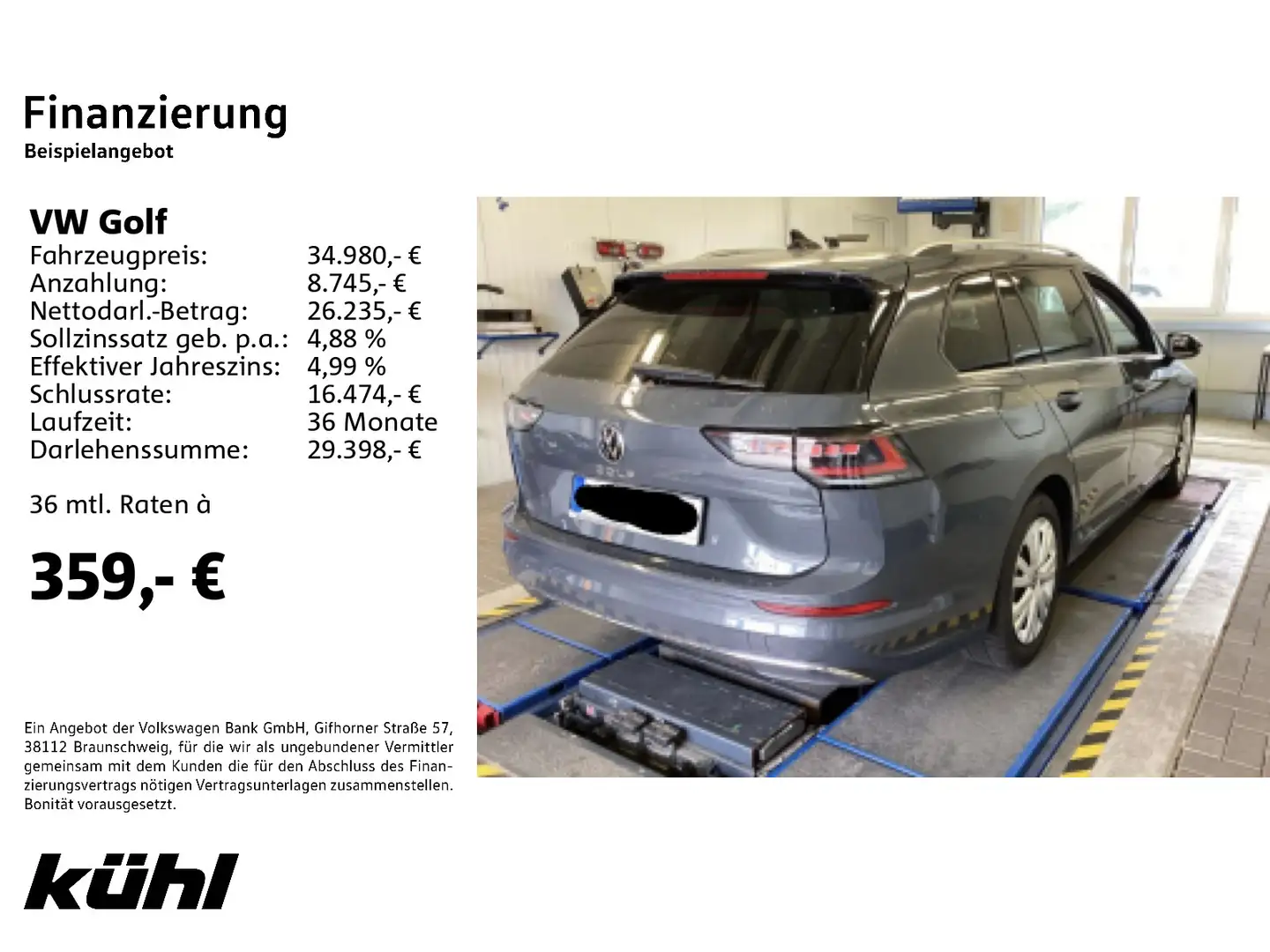 Volkswagen Golf Variant Golf VIII 8 Variant 1.5 eTSI DSG Style IQ.Light Gris - 2