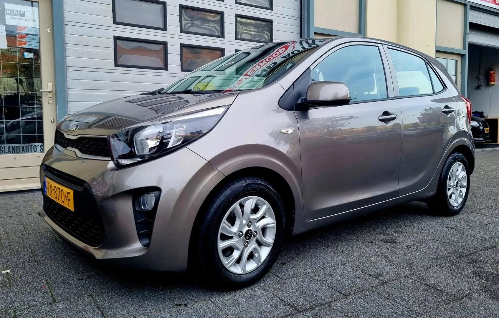 Kia Picanto 1.0 CVVT EconomyPlusLine 5drs Navi Airco ElecRam Grijs - 2