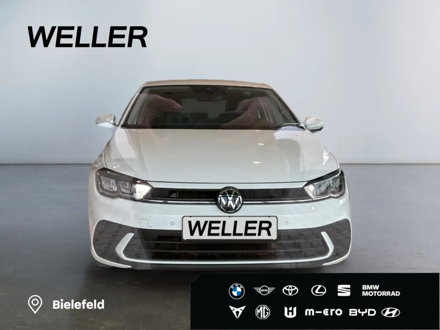 Volkswagen Polo 1.0 TGI Life *LED*GJR*SHZ*CarPlay*digit CP* Blanc - 2