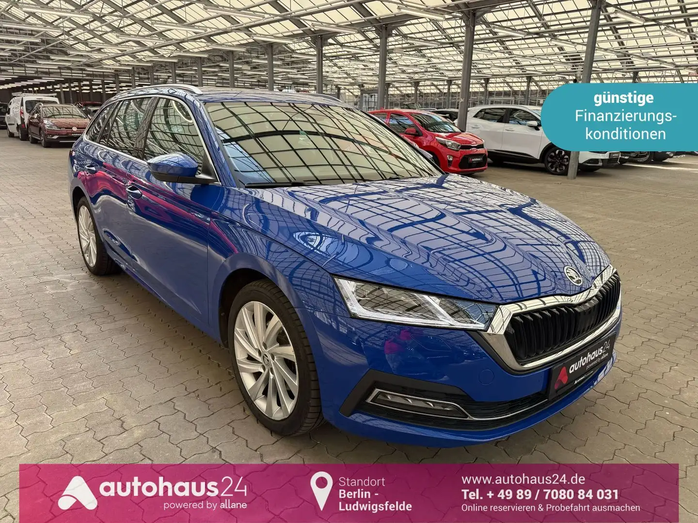 Skoda Octavia Combi 1.4 TSI iV  Style|DSG|SmartLink Blau - 1