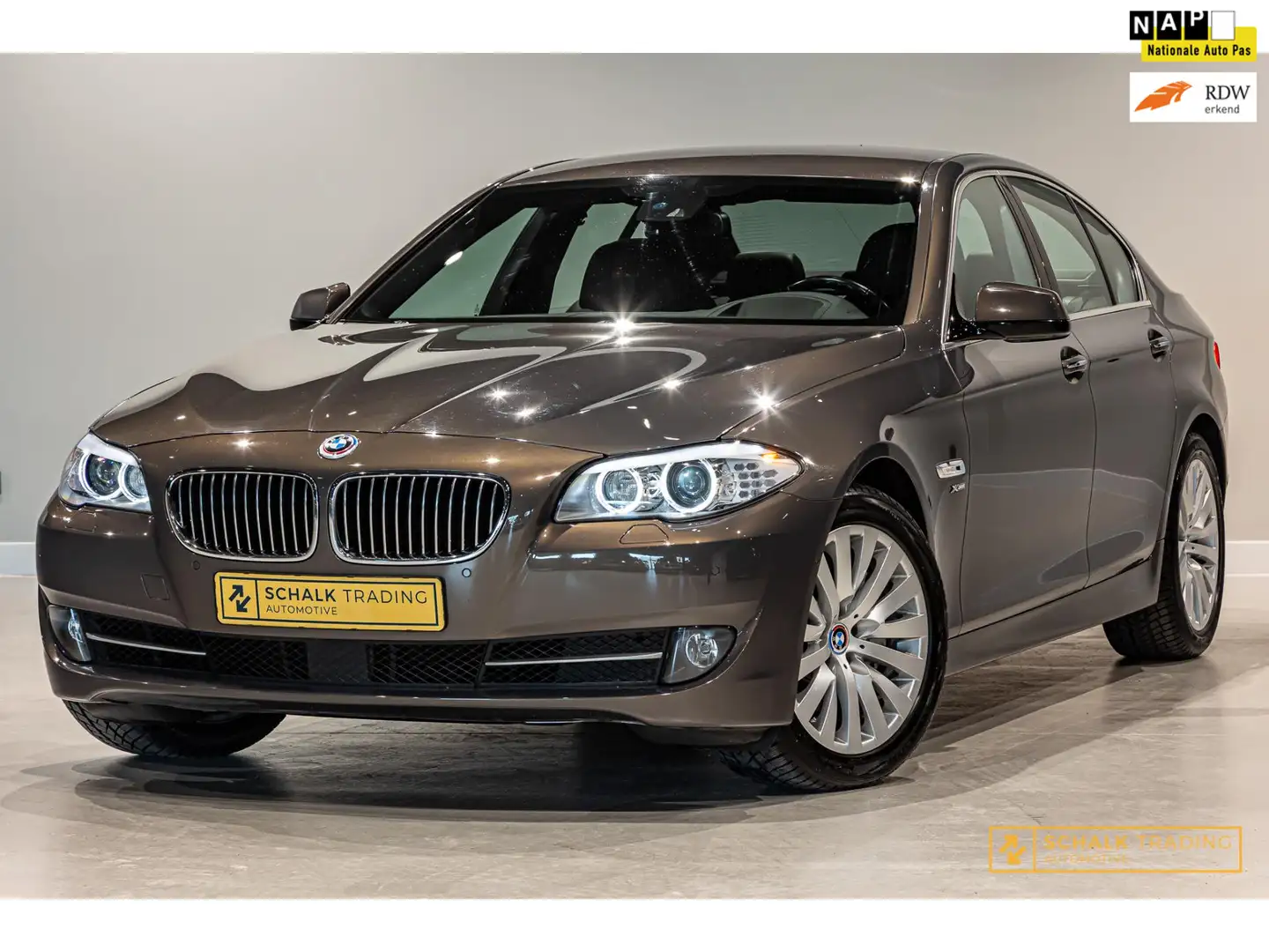 BMW 535 5-serie 535xi High Executive|NAP|Trekhaak|HUD|E-st Braun - 1