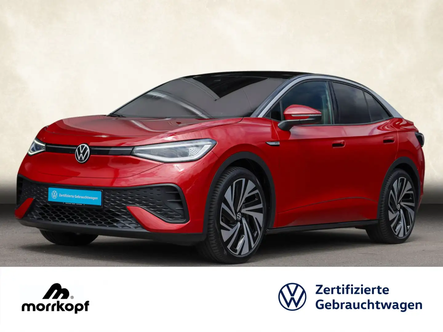 Volkswagen ID.5 Pro +AHK+CAM+21 +MAX: 528KM+ Sportpaket Navi Rood - 2