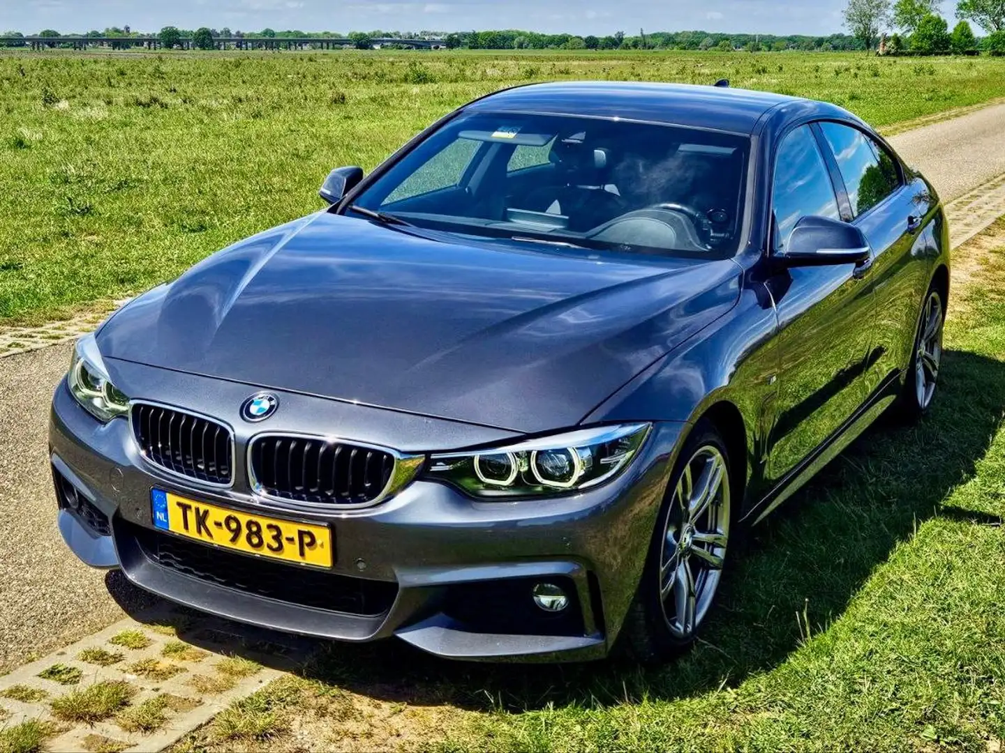 BMW 420 BMW 4 Gran Coupé 420i High Executive M-Sport Grijs - 1