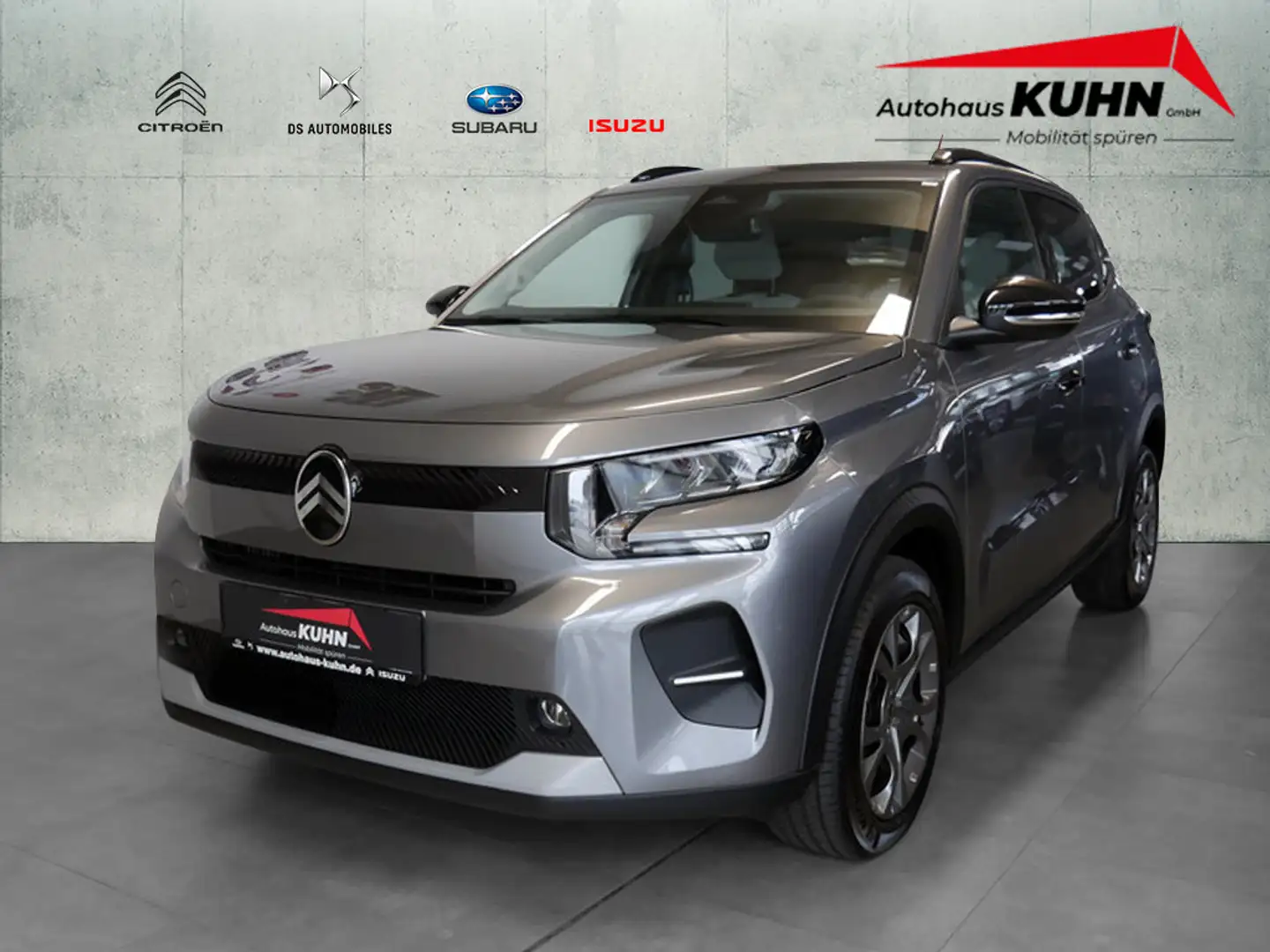 Citroen C3 Turbo 100 MAX PDC SHZ KAMERA NAVI LED Grijs - 1