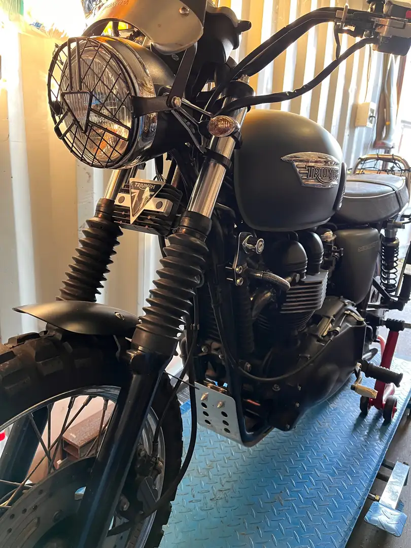 Triumph Scrambler 900 Efi 2009 Verde - 1