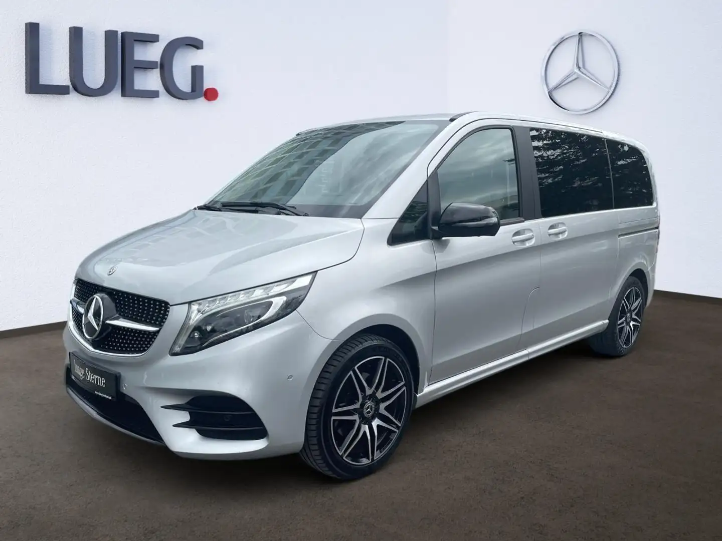 Mercedes-Benz V 300 d 4MATIC kompakt el.Schiebe SpurW AHK ACC Zilver - 2