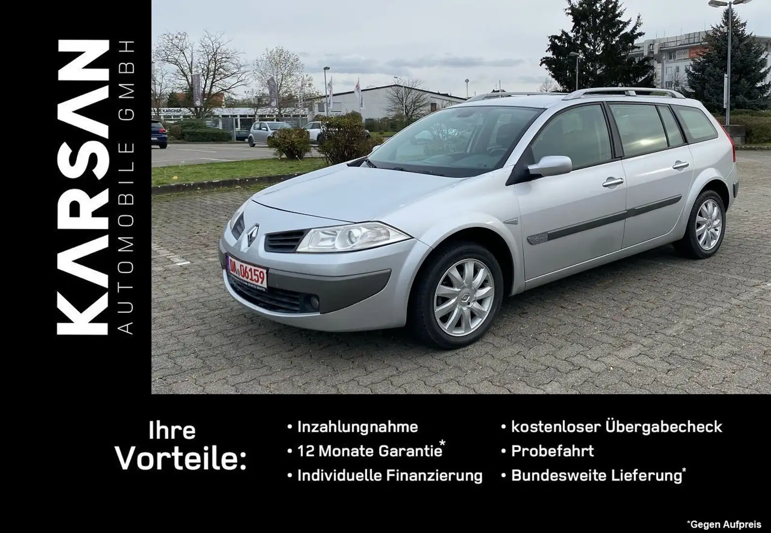 Renault Megane Dynamique/KLIMA/CD/NAVI/ Silber - 1