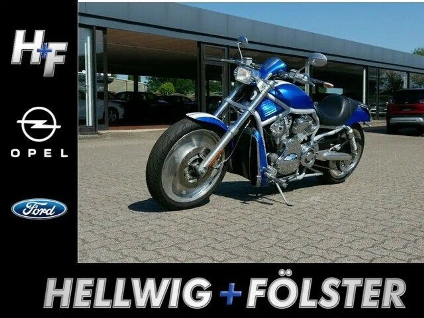 Harley-Davidson V-Rod 100th Bleu - 1