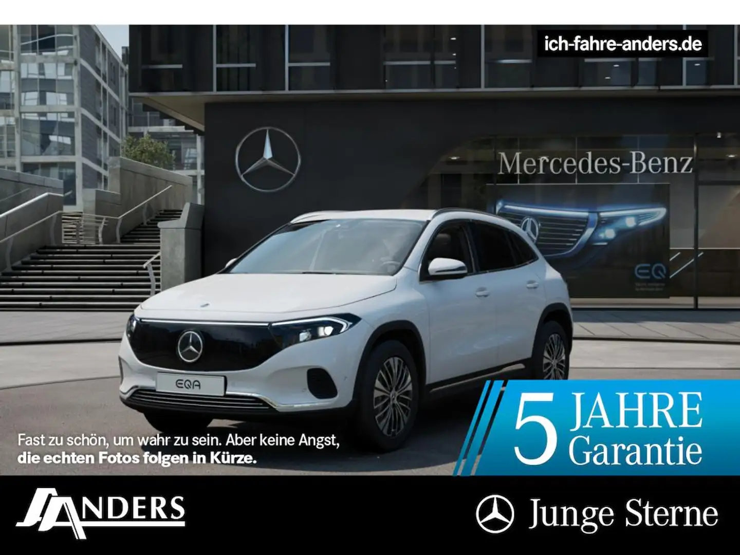 Mercedes-Benz EQA 300 4M Progressive+MBUX+SHZ+LED+Kam+EASY+PDC Weiß - 1