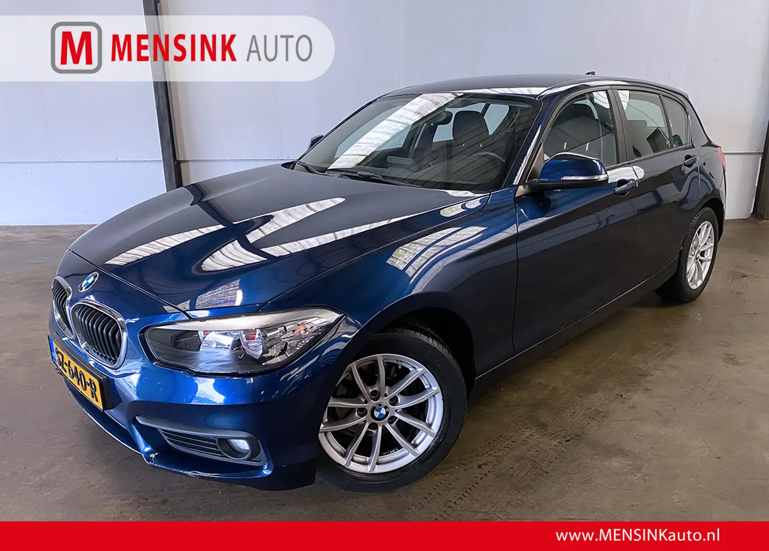 BMW 118 1-serie 118i AUTOMAAT Corporate Lease NL AUTO LED Blauw - 1
