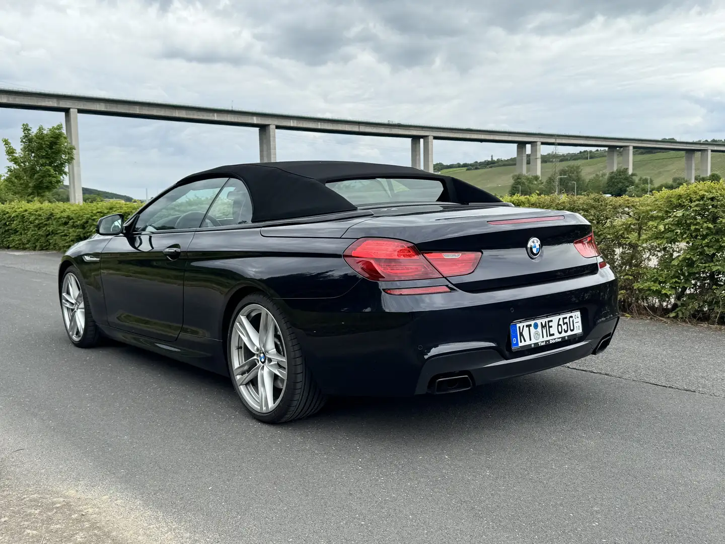 BMW 650 M 650i Cabrio Garantie LED B&O HUD Sitzklima VOLL Negru - 2