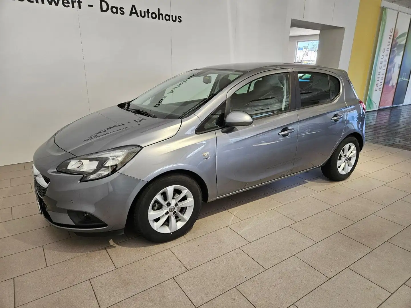Opel Corsa E 1.4 120 Jahre Automatik PDC GRA Alu RFK Grau - 2