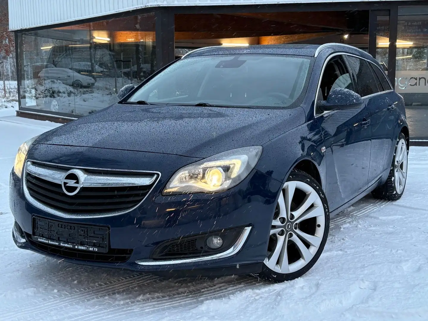Opel Insignia A S-T Innovation*Bi-Turbo*Pano*Xenon* Bleu - 1