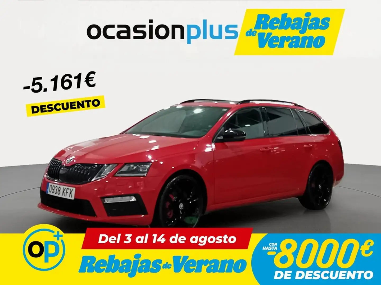 Skoda Octavia Combi 2.0 TSI DSG RS 180kW Rojo - 1