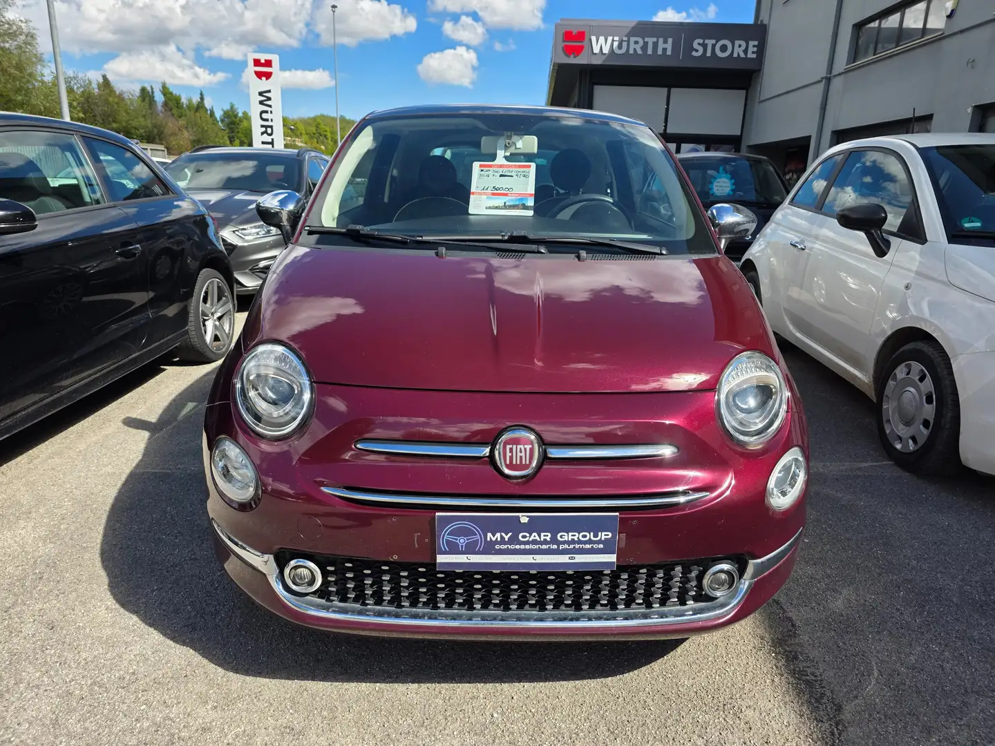 Fiat 500 500 1.2 Lounge s Lilla - 1