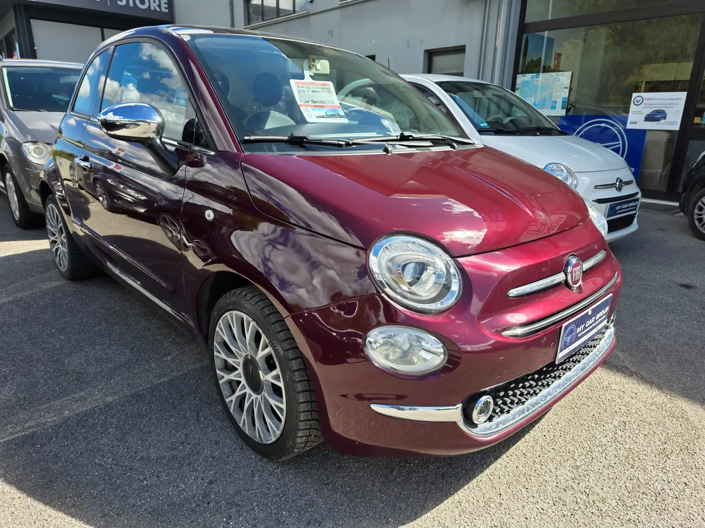 Fiat 500 500 1.2 Lounge s Lilla - 2
