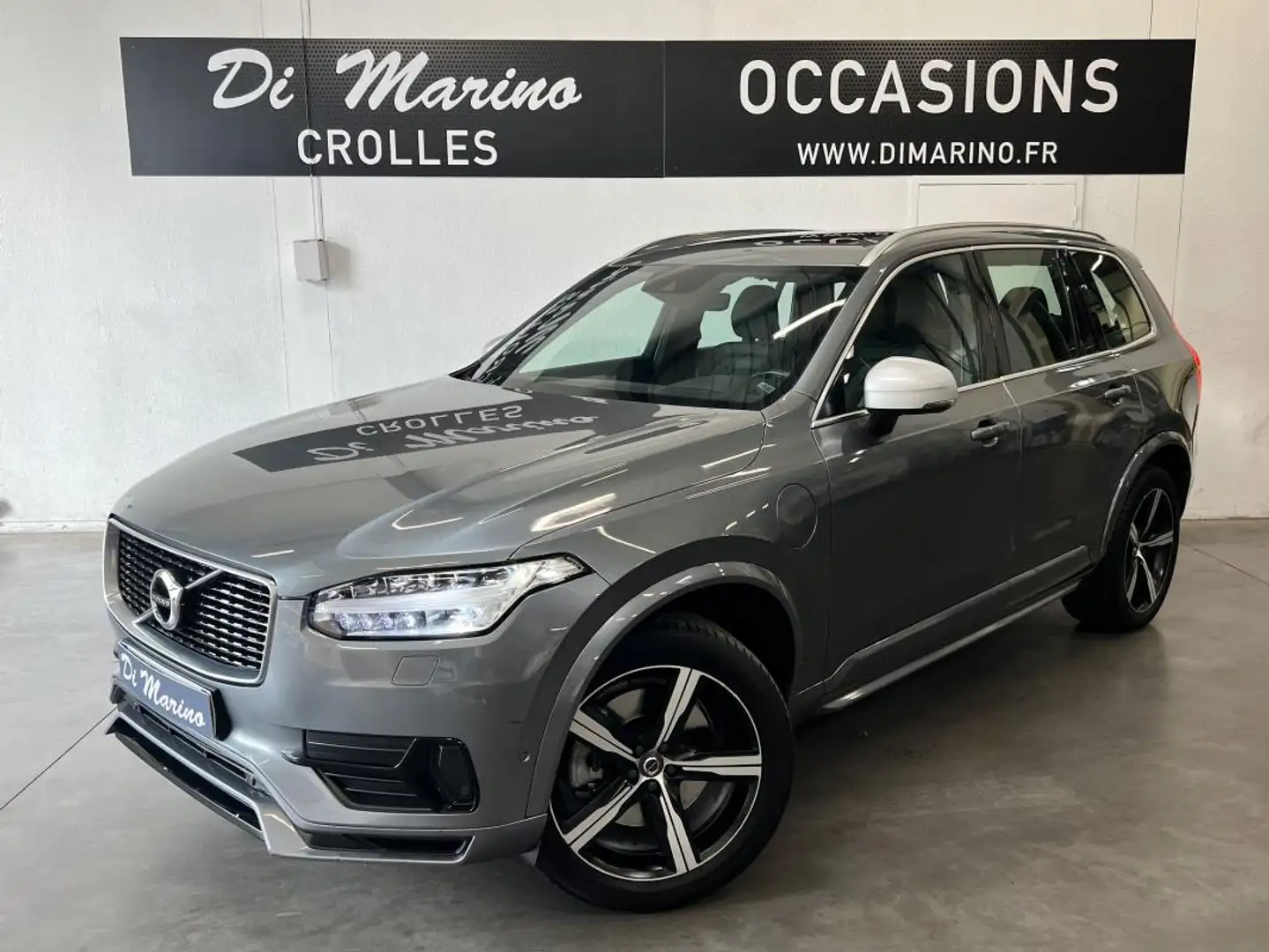 Volvo XC90 T8 390 TWIN ENGINE AWD R-DESIGN GEARTRONIC 8 7PL Gris - 1