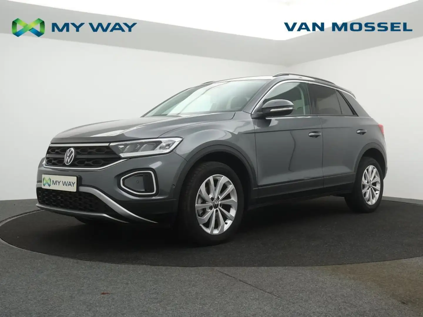 Volkswagen T-Roc T-Roc 1.5TSI Life 150PK *APP CONNECT*ADAPTIVE CRUI Gris - 1