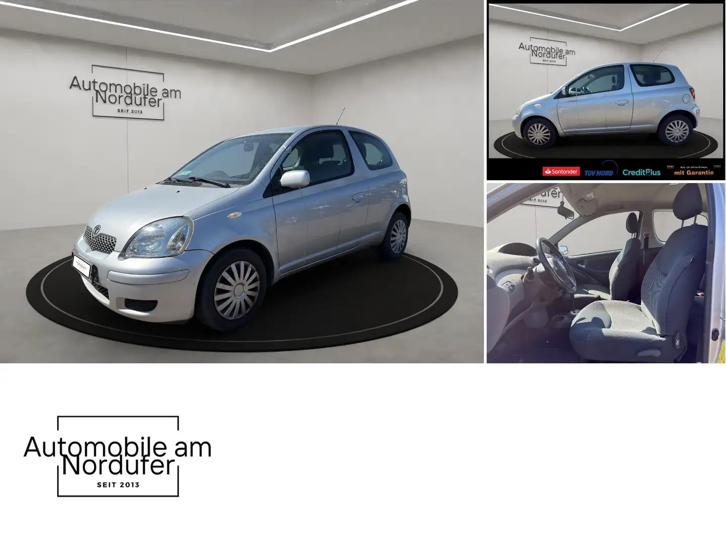 Toyota Yaris 1.3 Sol Automatik-Allwetterreifen-HU/AU neu-Klima Grau - 2