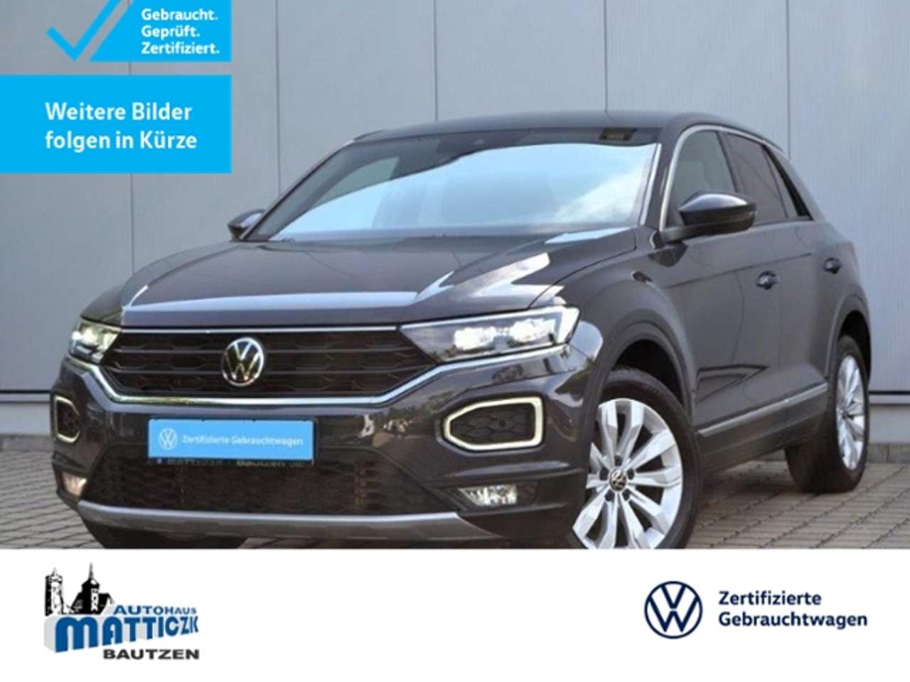 Volkswagen T-Roc 2022 — Sport 1.5 TSI AHK/17-ZOLL+SFW/LED/NAVI+VZE/RFK/KE