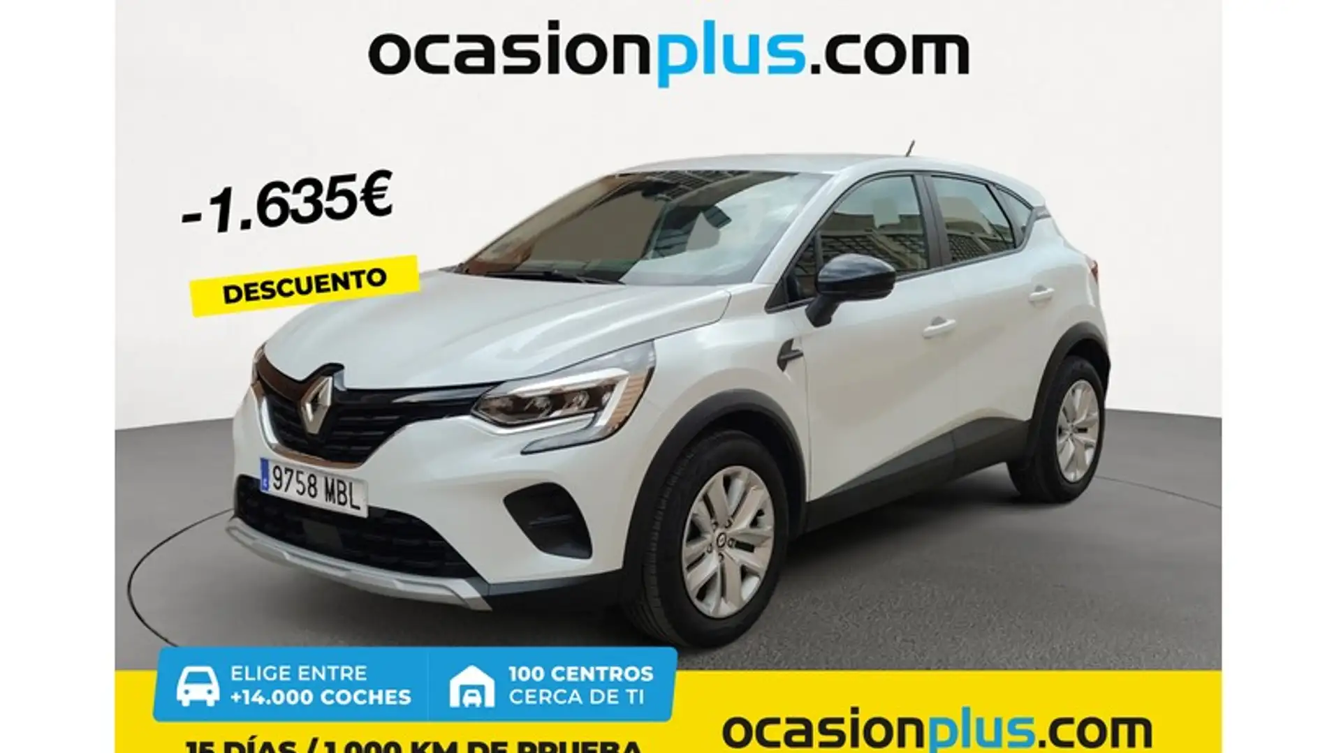 Renault Captur TCe Intens 74kW GLP Blanc - 1