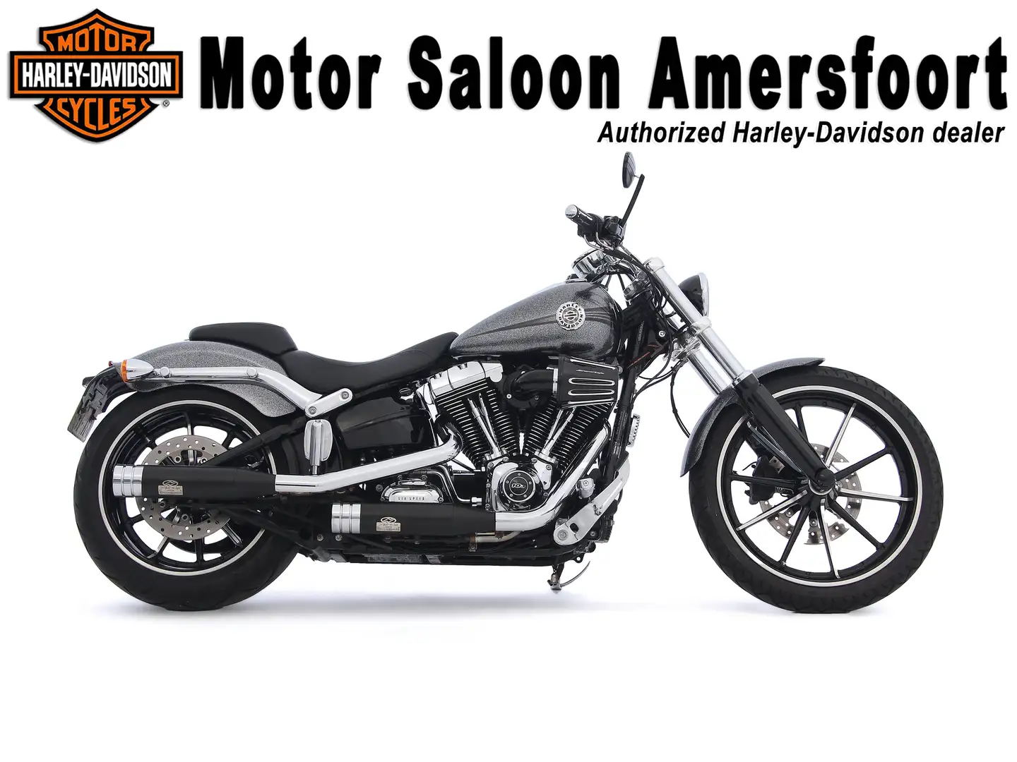 Harley-Davidson Softail FXSB BREAKOUT Stříbrná - 1