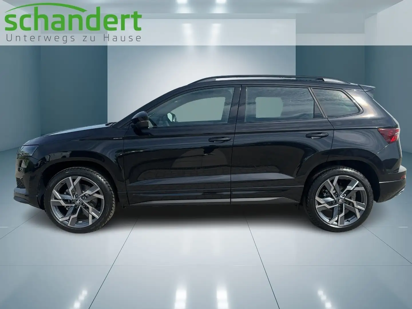 Skoda Karoq 2.0 TSI Sportline 4x4 DSG Matrix Navi AHK Noir - 2