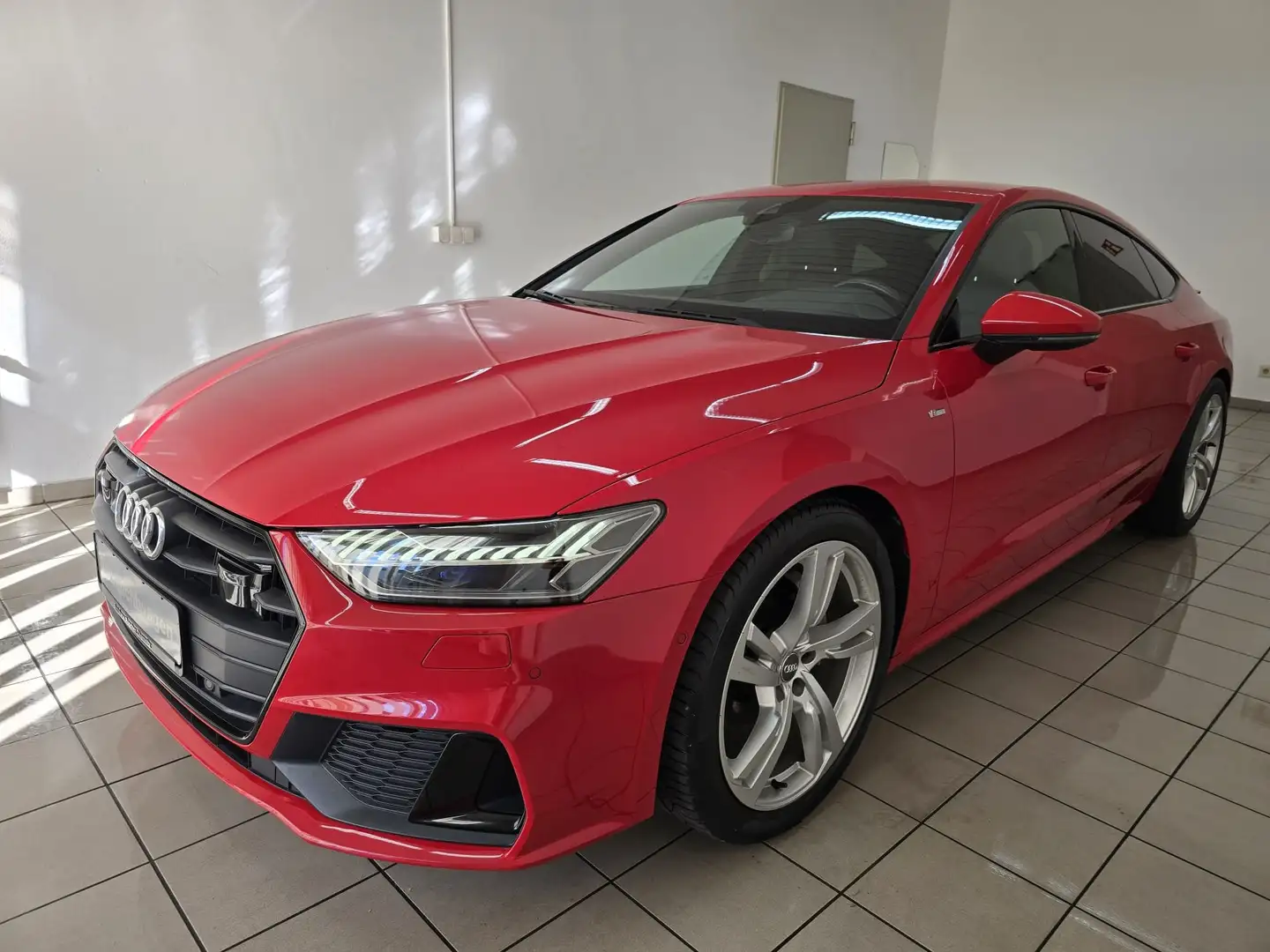 Audi A7 Sportback 45 TFSI S Line Laser Optik Paket schwarz Rot - 1