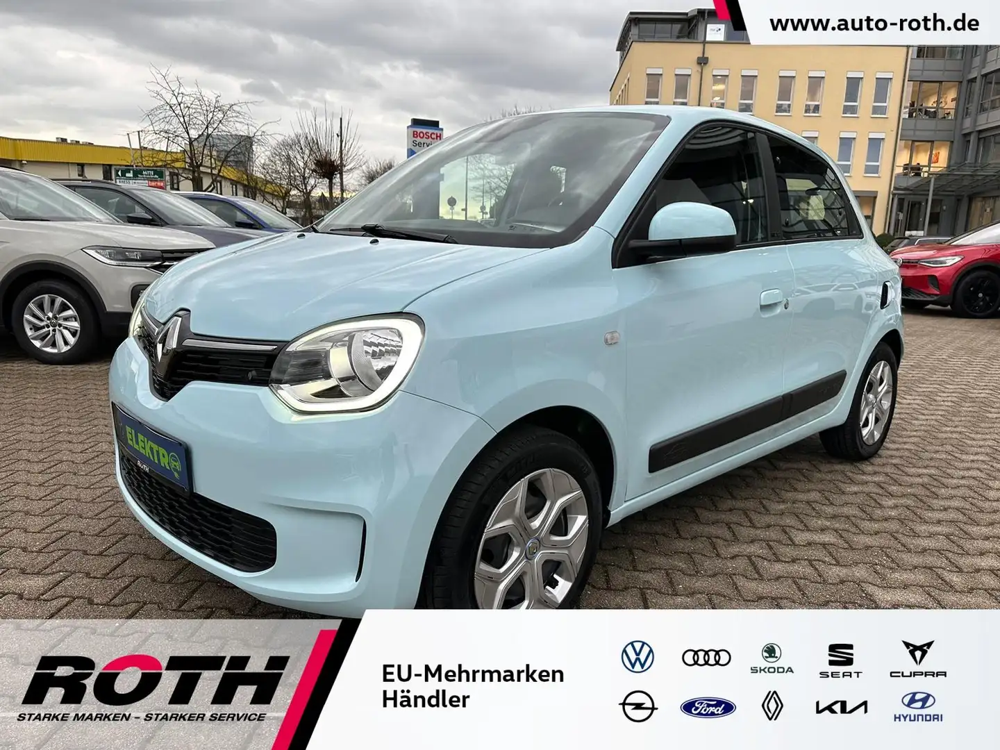 Renault Twingo Zen Electric *Klima*ZV*DAB*Radio*CarPlay Bleu - 1