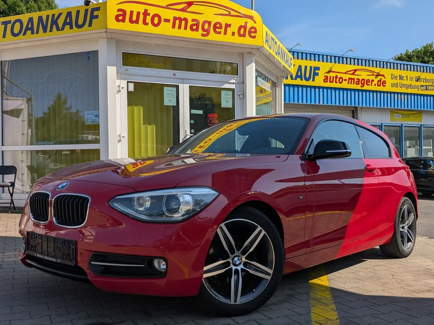 BMW 116 d*2Hd*Sport Line*Temp*BiXen*Shz*Pdc*Tüv12.25 Rot - 1